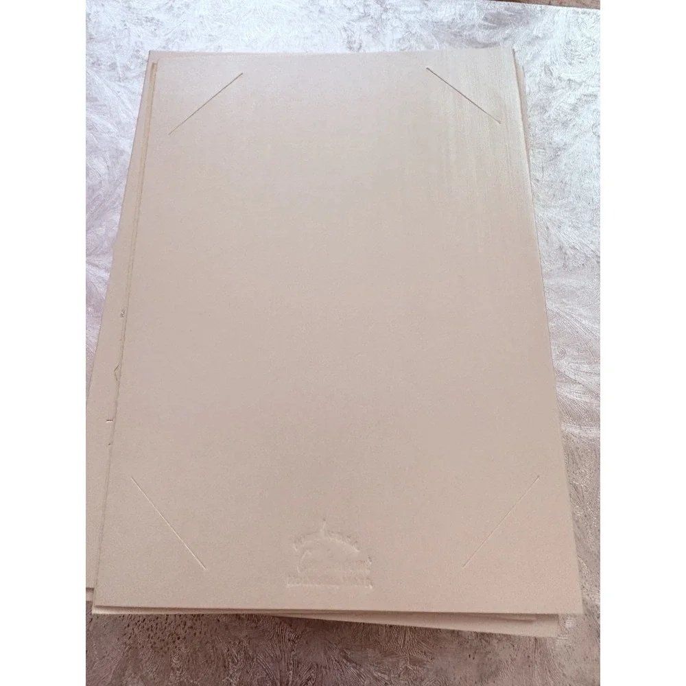 Vintage Craftmount Photo Frame Holiday Cards Gold Sleigh Gold Envelope Lot of 10